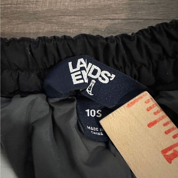 Lands' End Girls grow. With me Black Cargo Pants 10 S - Picture 7 of 11